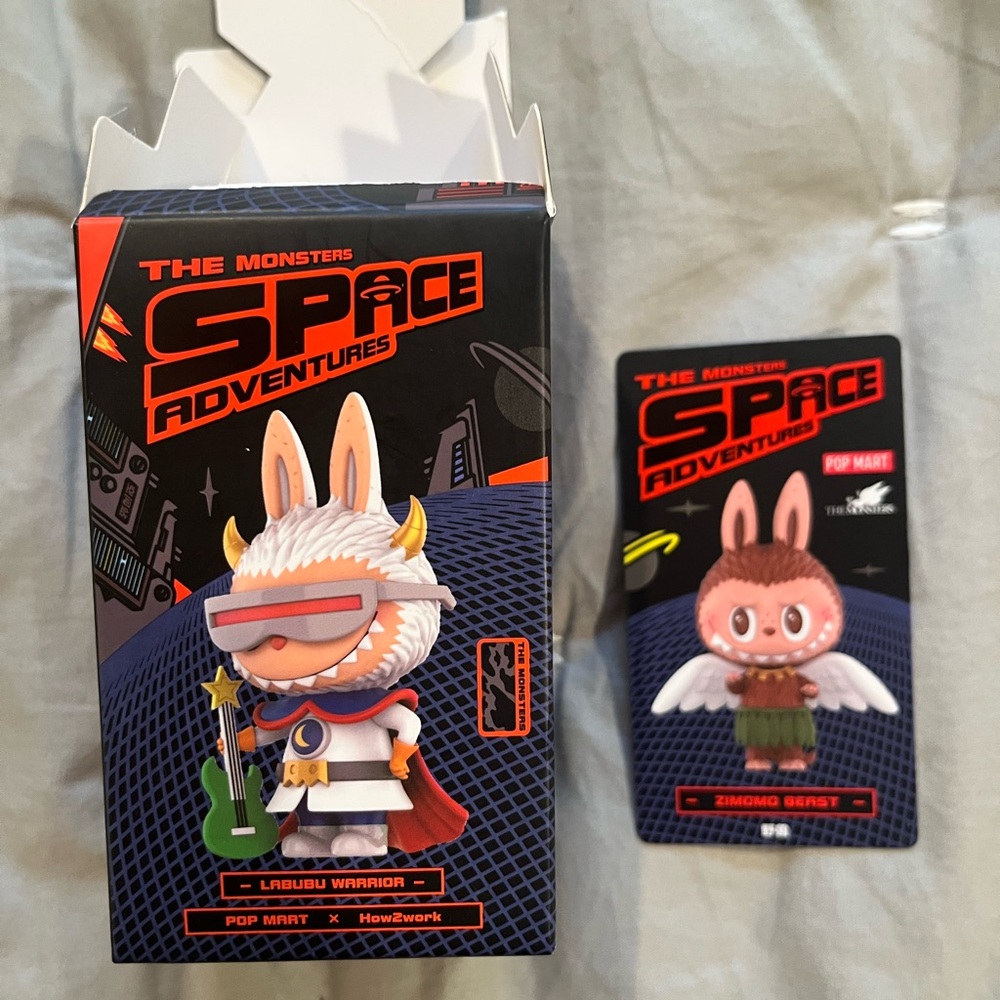 The Monsters Space Adventures Labubu Warrior Figure/ Confirmed Zimomo Beast